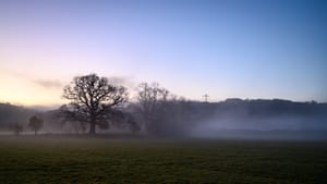 Sunrise Over The Fields